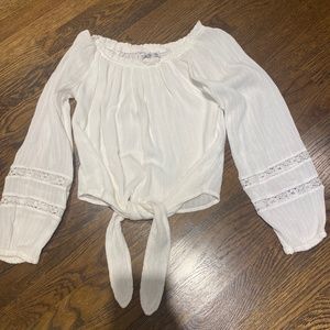 Hollister White Blouse